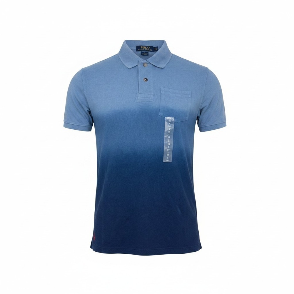 Polo Ralph Lauren Boys Summer II Polo Shirt Top Blue Indigo Dip S (8)